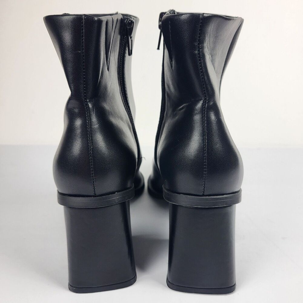 BP Loren Women's Pointy Toe Ankle Boots Black Zip Size 7M - Picture 5 of 12